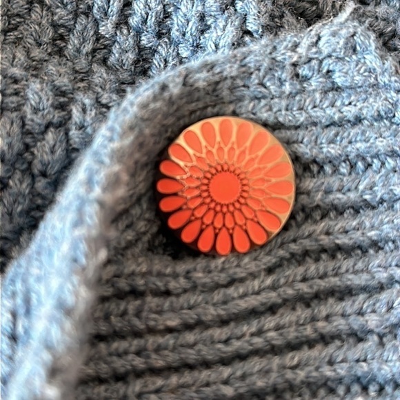 Matilda Jane Asymmetric Hem Convertible Cowl Neck Waterfall Cardigan Size Medium - Picture 5 of 11